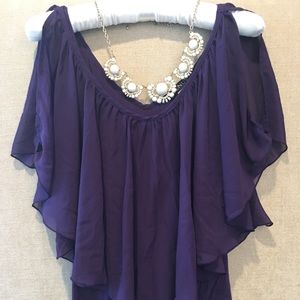 Venus cold shoulder top